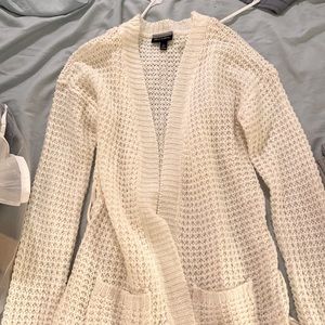 Light weight, woven sweater